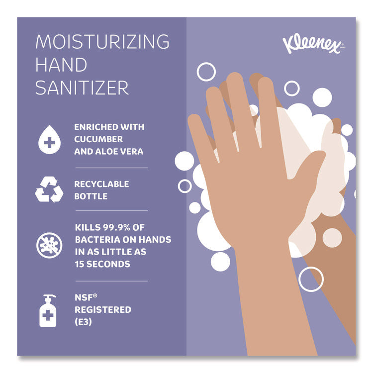 Ultra Moisturizing Foam Hand Sanitizer, 1,200 mL Cassette, Unscented, 2/Carton