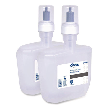 Ultra Moisturizing Foam Hand Sanitizer, 1,200 mL Cassette, Unscented, 2/Carton