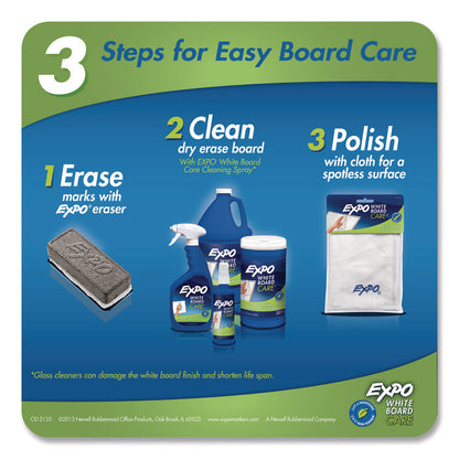 White Board CARE Dry Erase Surface Cleaner, 22 oz Spray Bottle, 12/Carton