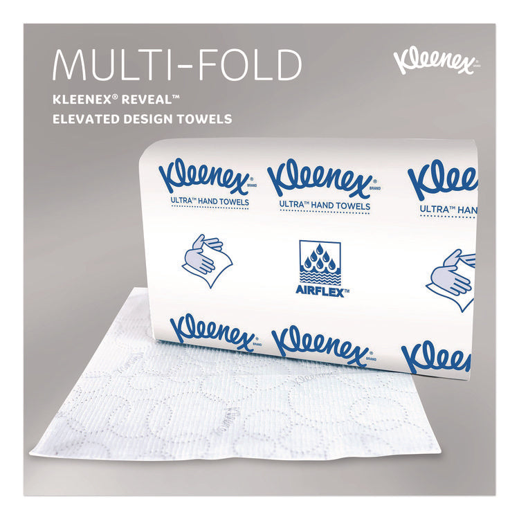 Reveal Multi-Fold Towels, 2-Ply, 8 x 9.4, White, 16/Carton
