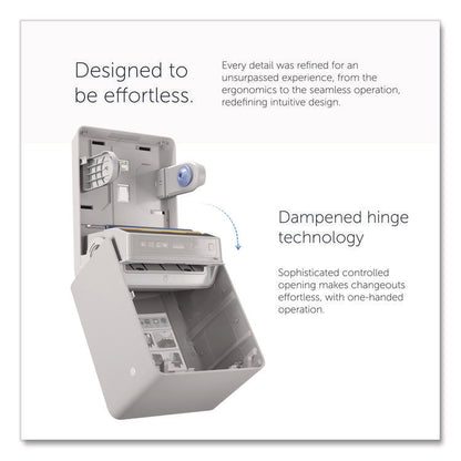 ICON Automatic Roll Towel Dispenser, 20.12 x 16.37 x 13.5, Silver Mosaic