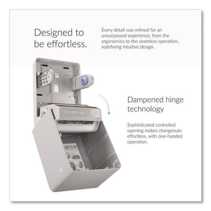 ICON Automatic Roll Towel Recessed Dispenser Housing, Narrow without Trim Panel, Stainless Steel