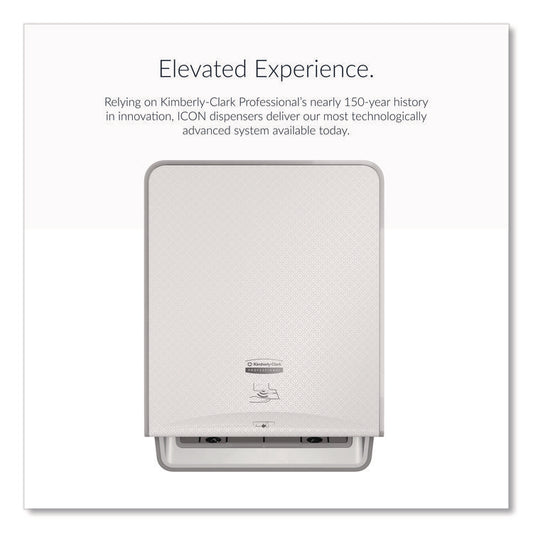 ICON Automatic Roll Towel Dispenser, 20.12 x 16.37 x 13.5, White Mosaic