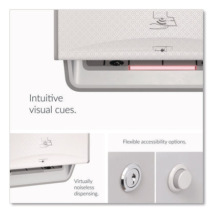ICON Automatic Roll Towel Dispenser, 20.12 x 16.37 x 13.5, White Mosaic