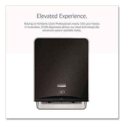 ICON Automatic Roll Towel Dispenser, 20.12 x 16.37 x 13.5, Black Mosaic