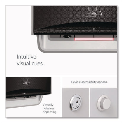 ICON Automatic Roll Towel Dispenser, 20.12 x 16.37 x 13.5, Black Mosaic