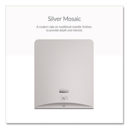 ICON Faceplate for Automatic Roll Towel Dispenser, 18.12 x 15.62 x 12.87, Silver Mosaic