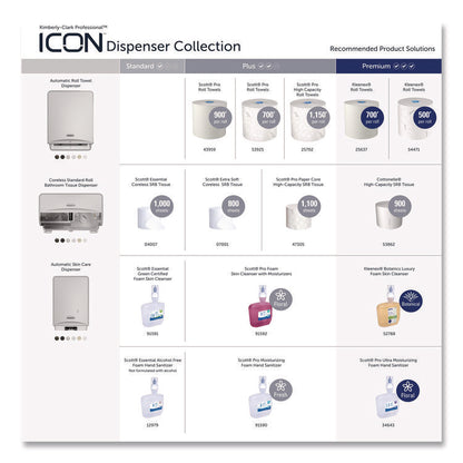 ICON Faceplate for Automatic Roll Towel Dispenser, 18.12 x 15.62 x 12.87, White Mosaic