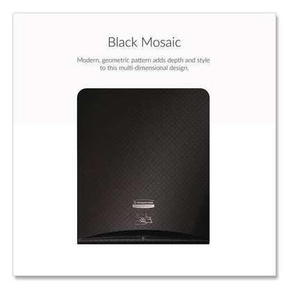 ICON Faceplate for Automatic Roll Towel Dispenser, 18.12 x 15.62 x 12.87, Black Mosaic