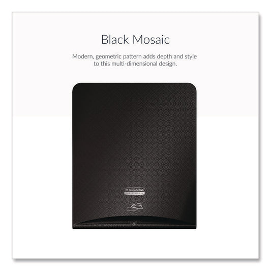 ICON Faceplate for Automatic Roll Towel Dispenser, 18.12 x 15.62 x 12.87, Black Mosaic