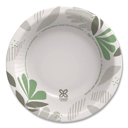 Pathways Heavyweight Paper Bowls, 12 oz, Green/Burgundy, 1,000/Carton