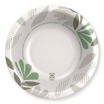 Pathways Heavyweight Paper Bowls, 20 oz, White/Green/Burgundy, 125/Pack