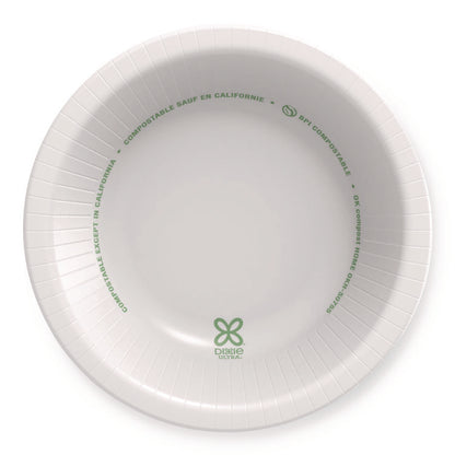 Pathways with Soak Proof Shield Heavyweight Paper Bowls, WiseSize, 12 oz, Green/Burgundy, 125/Pack, 4 Packs/Carton