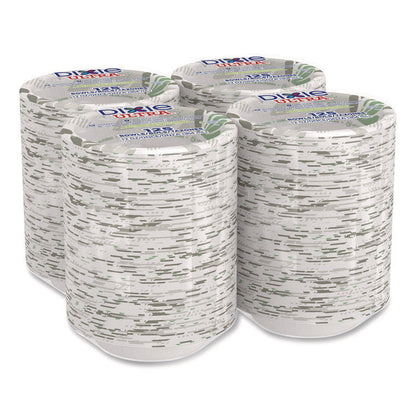 Pathways Heavyweight Paper Bowls, WiseSize, 12 oz, Green/Burgundy, 125/Pack