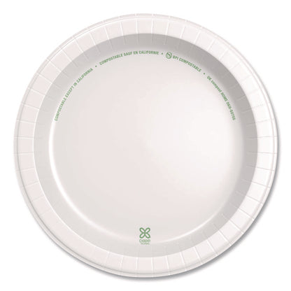Heavy-Weight Paper Plates, 10" dia, White, 125/Pack, 4 Packs/Carton