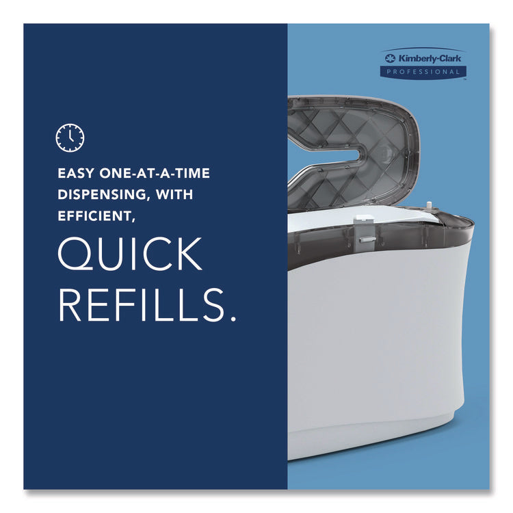 Countertop Folded Towel Dispenser, 13.3 x 5.2 x 9, Gray