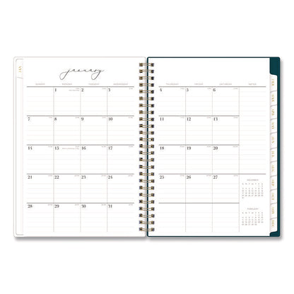 Life Note-It Dania Weekly/Monthly Planner, Floral Artwork, 8.63 x 5.88, Teal/Pink/Blue Cover, 12-Month (Jan to Dec): 2026