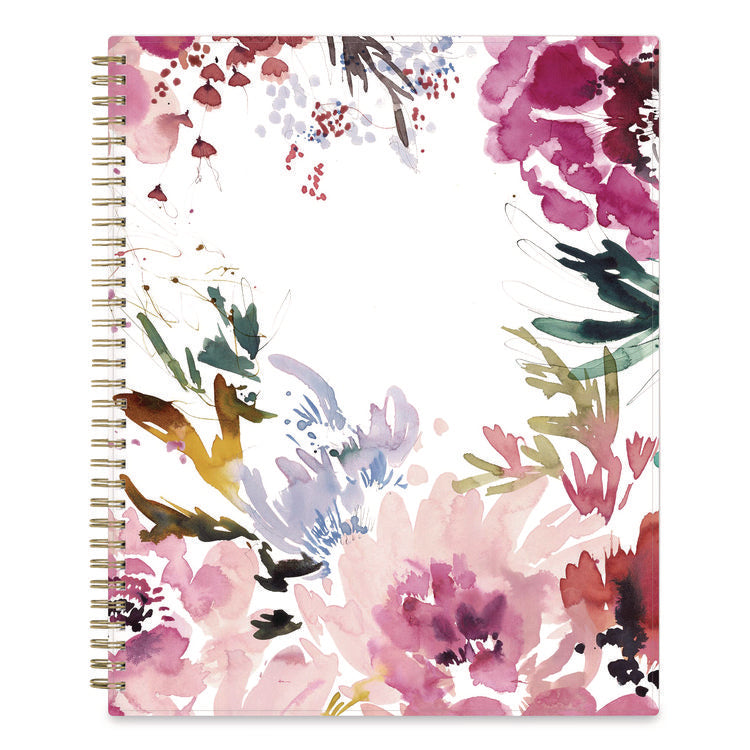 Kelly Ventura Magenta Bloom Weekly/Monthly Planner, Floral Artwork, 11 x 8.5, Multicolor Cover, 12-Month (Jan to Dec): 2026