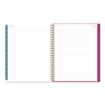 Kelly Ventura Magenta Bloom Weekly/Monthly Planner, Floral Artwork, 11 x 8.5, Multicolor Cover, 12-Month (Jan to Dec): 2026