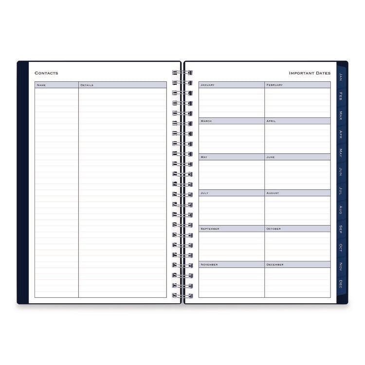Passages Weekly/Monthly Planner, 8 x 5, Navy Cover, 12-Month (Jan to Dec): 2026