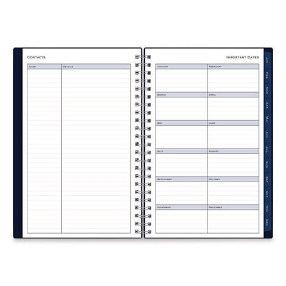 Passages Weekly/Monthly Planner, 8 x 5, Navy Cover, 12-Month (Jan to Dec): 2026