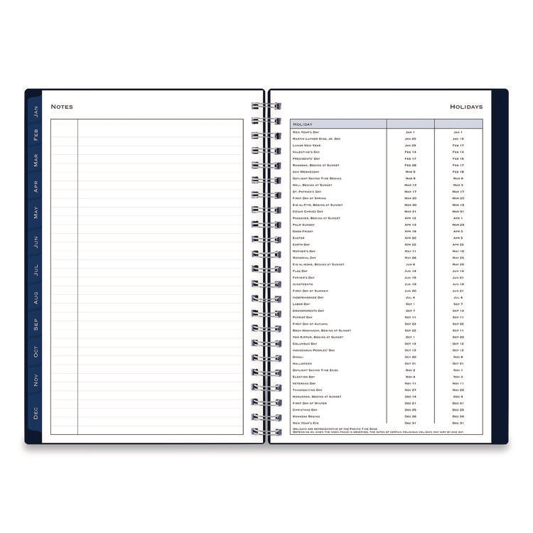 Passages Weekly/Monthly Planner, 8 x 5, Navy Cover, 12-Month (Jan to Dec): 2026