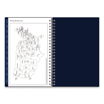 Passages Weekly/Monthly Planner, 8 x 5, Navy Cover, 12-Month (Jan to Dec): 2026