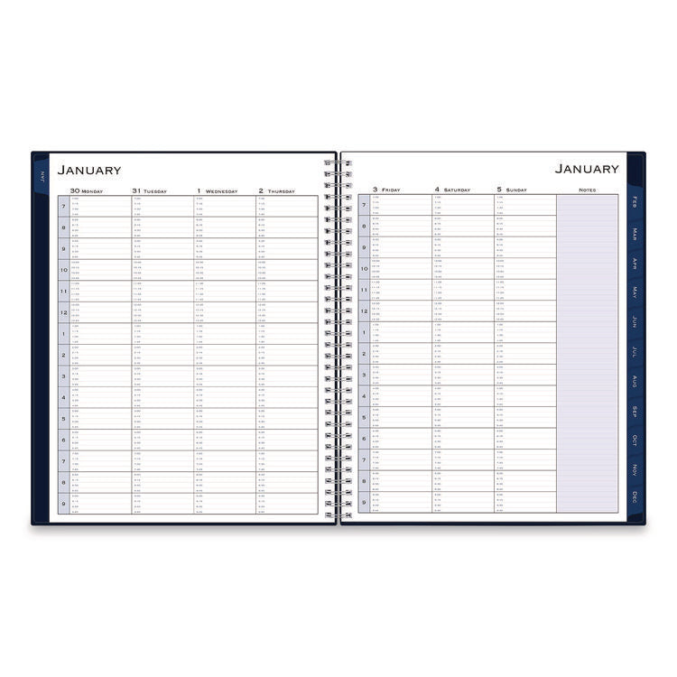 Passages Weekly Appointment Book and Monthly Planner, 11 x 8.5, Navy Cover, 12-Month (Jan to Dec): 2026