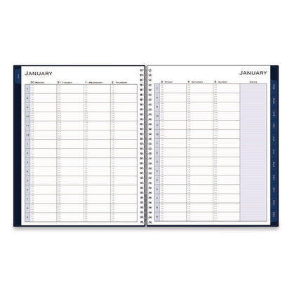 Passages Weekly Appointment Book and Monthly Planner, 11 x 8.5, Navy Cover, 12-Month (Jan to Dec): 2026