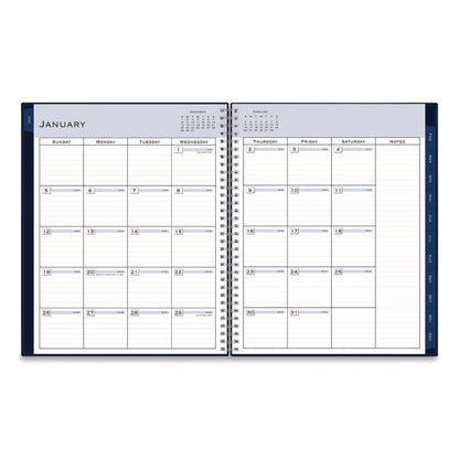 Passages Weekly Appointment Book and Monthly Planner, 11 x 8.5, Navy Cover, 12-Month (Jan to Dec): 2026