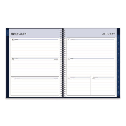 Passages Weekly/Monthly Planner, 11 x 8.5, Navy Cover, 12-Month (Jan to Dec): 2026