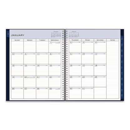 Passages Weekly/Monthly Planner, 11 x 8.5, Navy Cover, 12-Month (Jan to Dec): 2026