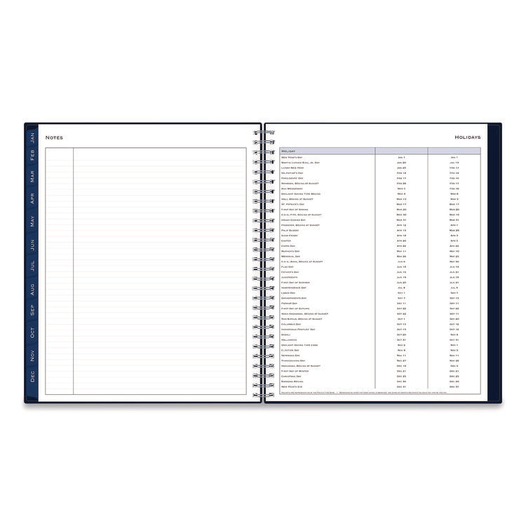 Passages Monthly Planner, 10 x 8, Navy Cover, 12-Month (Jan to Dec): 2026