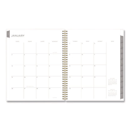 Mimosa Weekly/Monthly Planner, 11 x 8.5, Floral Artwork, Yellow/Green/White Cover, 12-Month (Jan to Dec): 2026