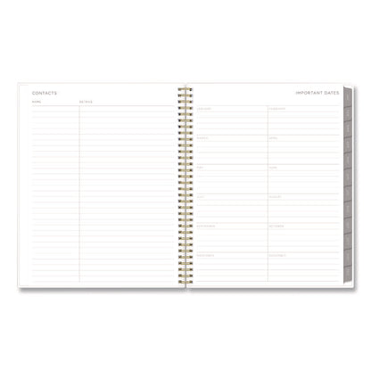 Mimosa Weekly/Monthly Planner, 11 x 8.5, Floral Artwork, Yellow/Green/White Cover, 12-Month (Jan to Dec): 2026
