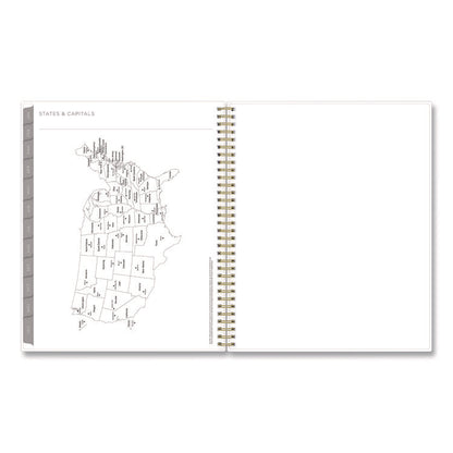 Mimosa Weekly/Monthly Planner, 11 x 8.5, Floral Artwork, Yellow/Green/White Cover, 12-Month (Jan to Dec): 2026