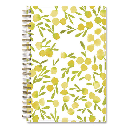 Mimosa Weekly/Monthly Planner, 8 x 5, Lemon Artwork, Yellow/Green/White Cover, 12-Month (Jan to Dec): 2026