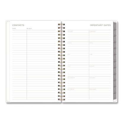 Mimosa Weekly/Monthly Planner, 8 x 5, Lemon Artwork, Yellow/Green/White Cover, 12-Month (Jan to Dec): 2026
