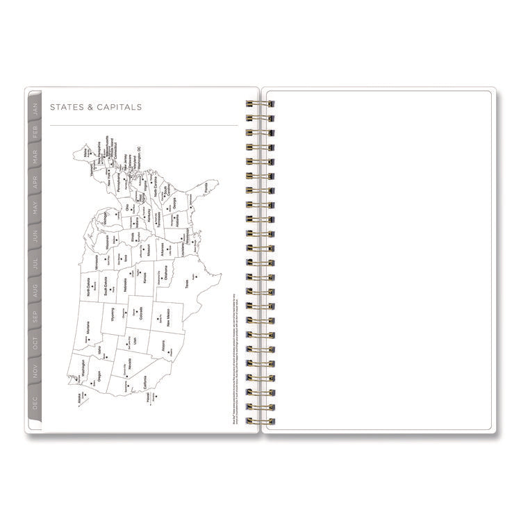 Mimosa Weekly/Monthly Planner, 8 x 5, Lemon Artwork, Yellow/Green/White Cover, 12-Month (Jan to Dec): 2026