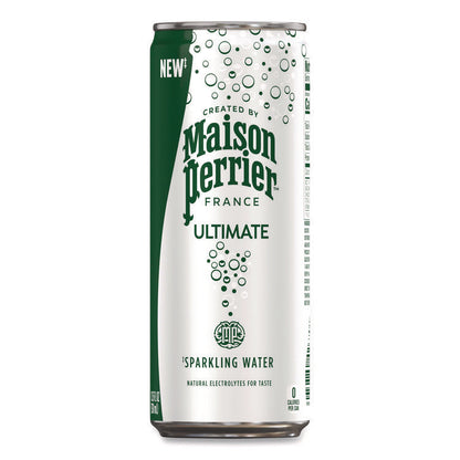 Maison Perrier Sparkling Water, Plain, 11.15 oz, 8 Cans/Box