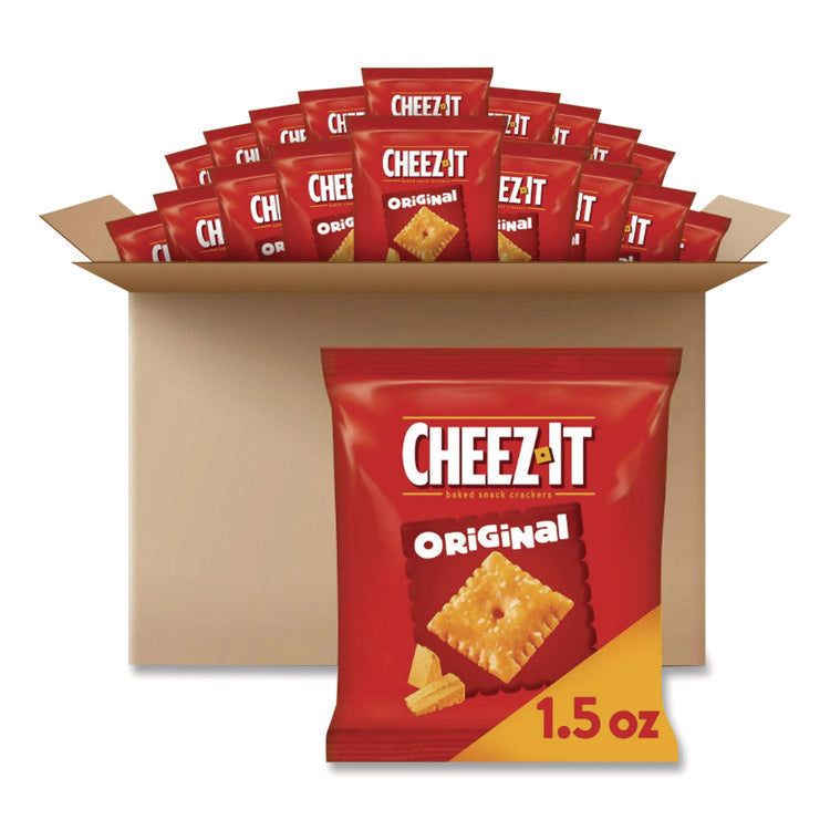 Cheez-it Crackers, 1.5 oz Bag, Reduced Fat, 60/Carton