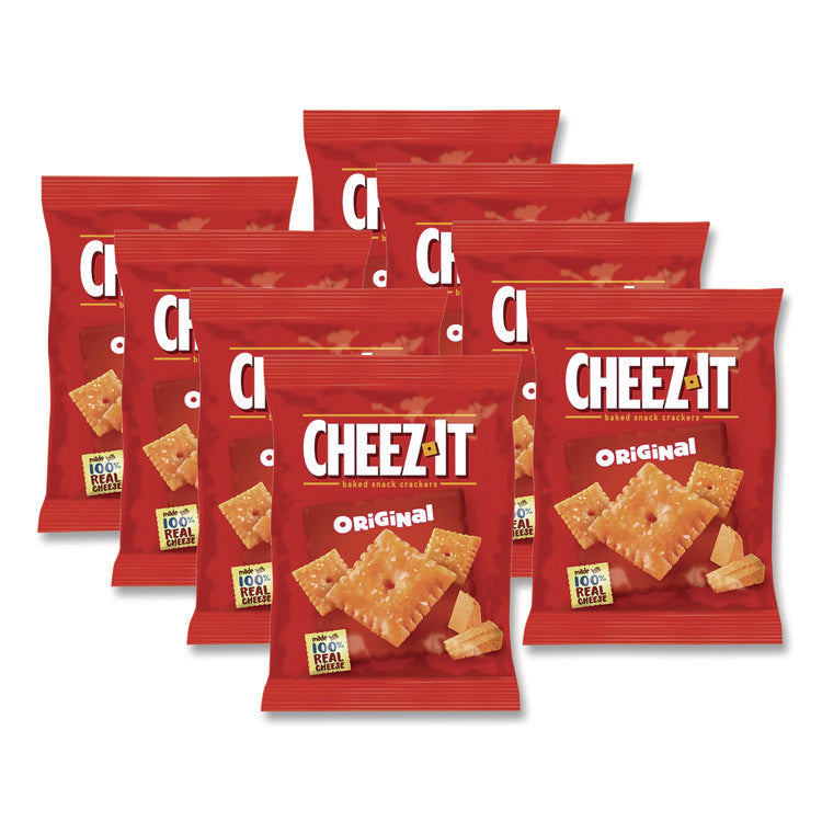 Cheez-It Crackers, 1.5 oz Single-Serving Snack Pack, 8/Box