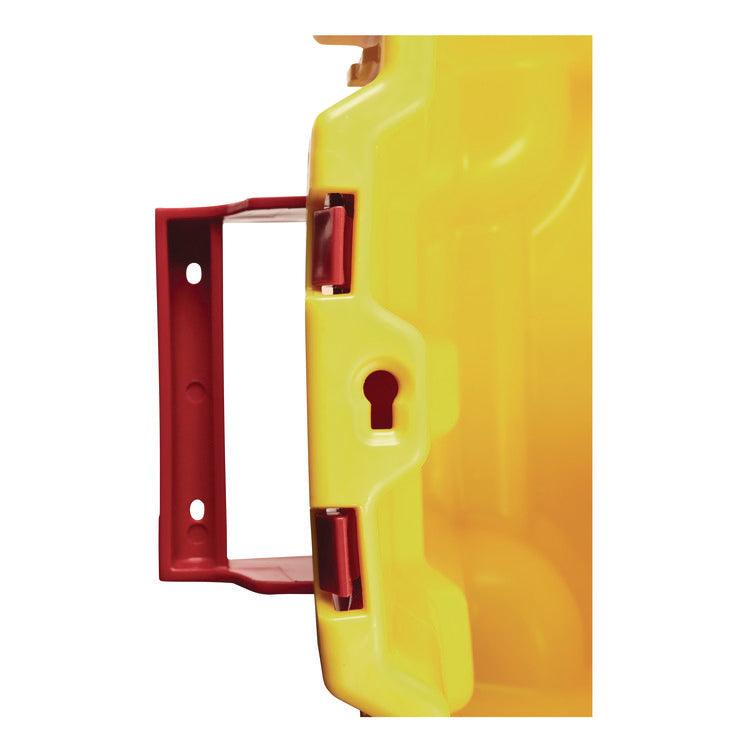WaveBrake 2.0 Bucket, 35 qt, Plastic, Yellow