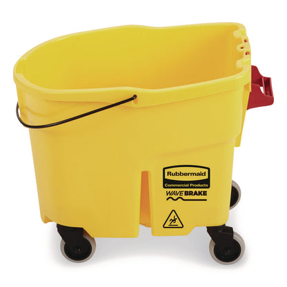 WaveBrake 2.0 Bucket, 35 qt, Plastic, Yellow