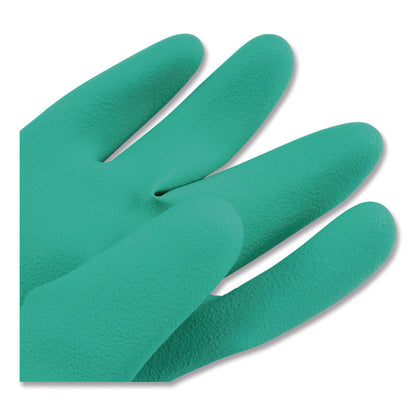 Nitrile Dishwashing Gloves, 21" Long, Medium, Green, Pair