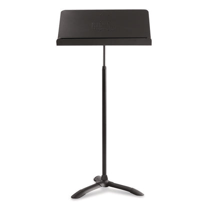 Melody Music Stand, 20.5" Wide, 24" to 46" Shelf Height, Black
