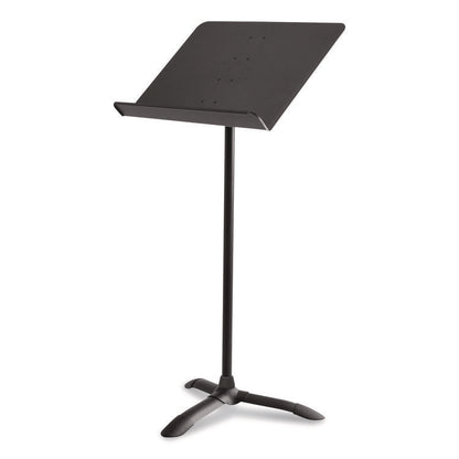 Melody Music Stand, 20.5" Wide, 24" to 46" Shelf Height, Black