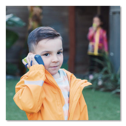 My First Walkie Talkies, 2 Radios, 300 ft Range, 8.9 x 7 x 1.2, Multicolor
