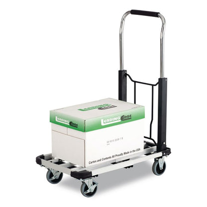 Stow-Away Collapsible Medium Hand Truck, 275 lb Capacity, 19 x 17.75 x 38.75, Aluminum