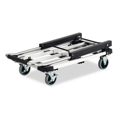 Stow-Away Collapsible Medium Hand Truck, 275 lb Capacity, 19 x 17.75 x 38.75, Aluminum